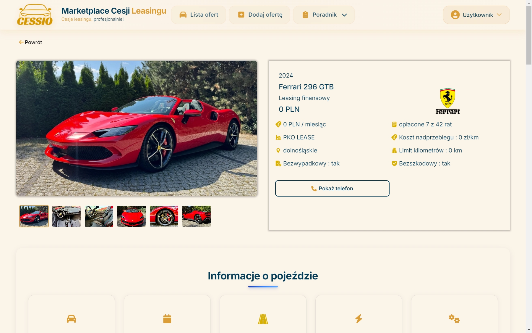 Panel administracyjny portalu