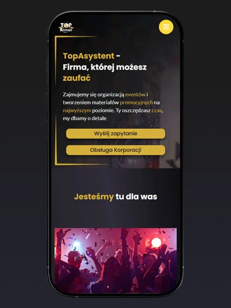 Nowoczesny projektu strony internetowej