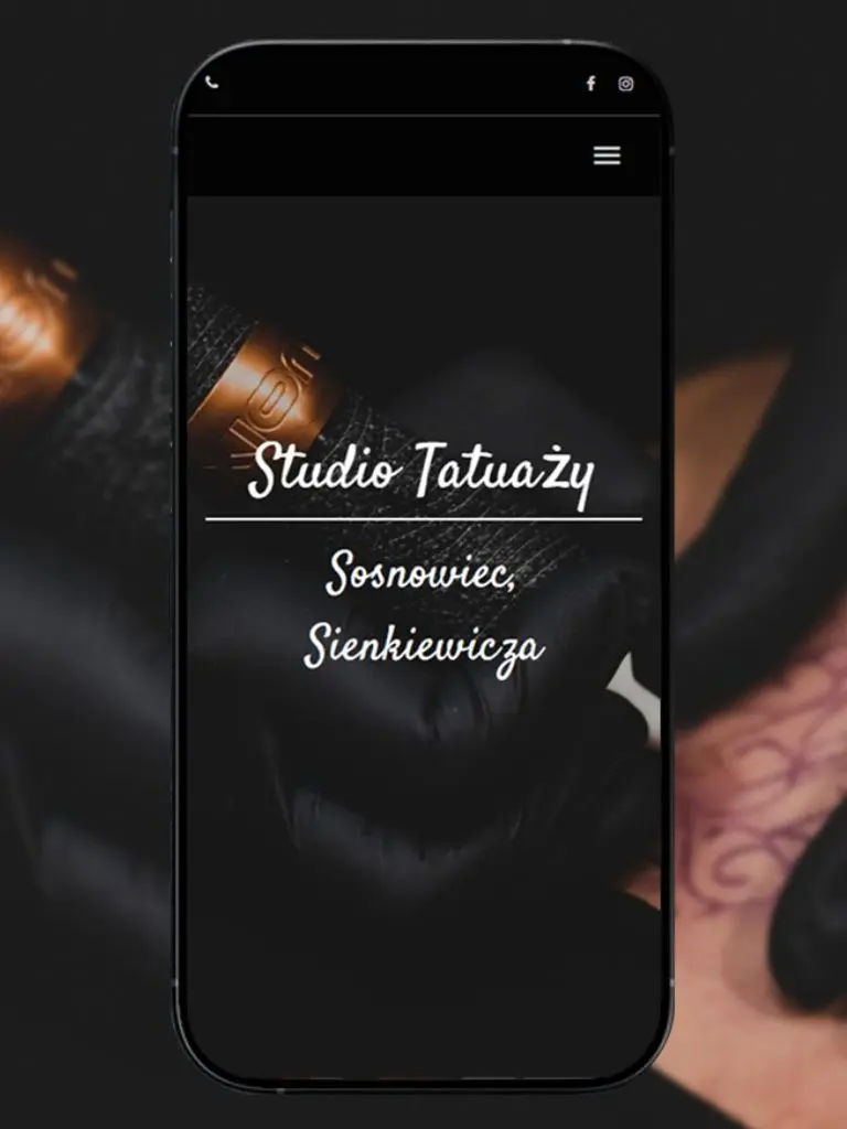 Projekt landing page