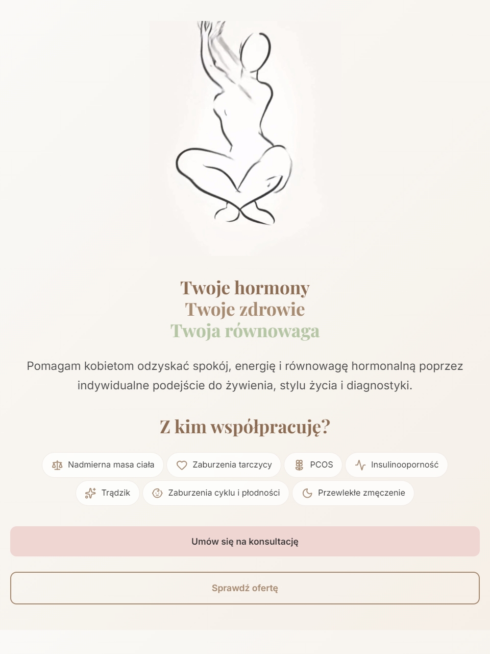 Wizytówka dietetyk na tablecie - widok 2