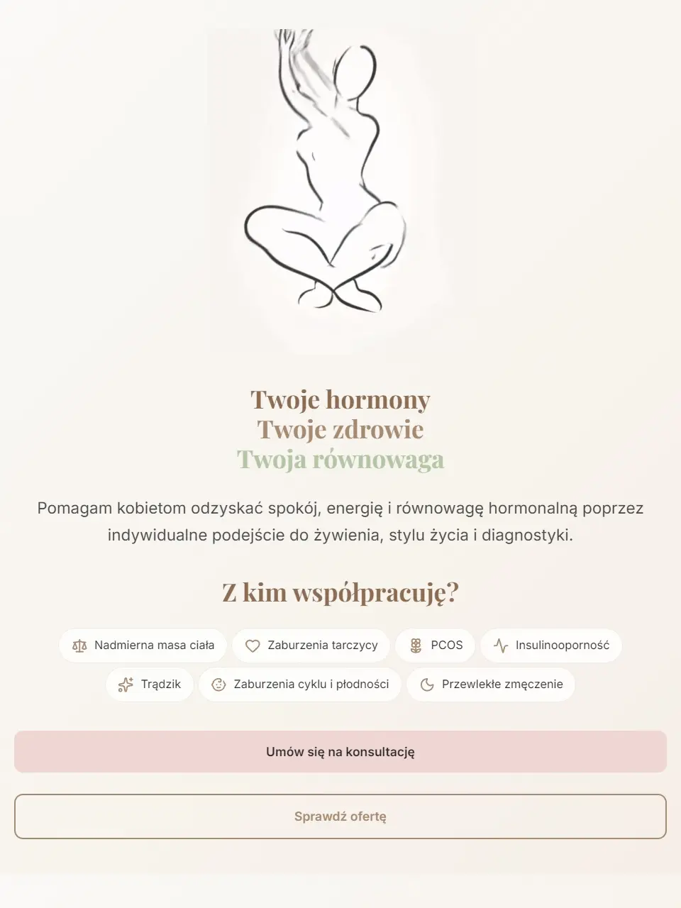 Wizytówka dietetyk na tablecie - widok 2