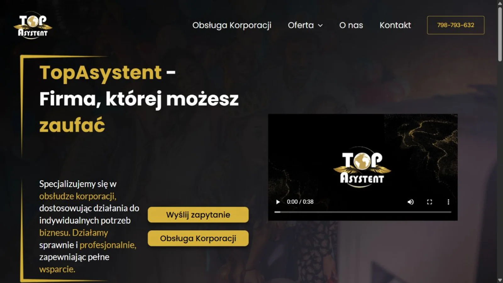 Strona głównej marki Top Asystent
