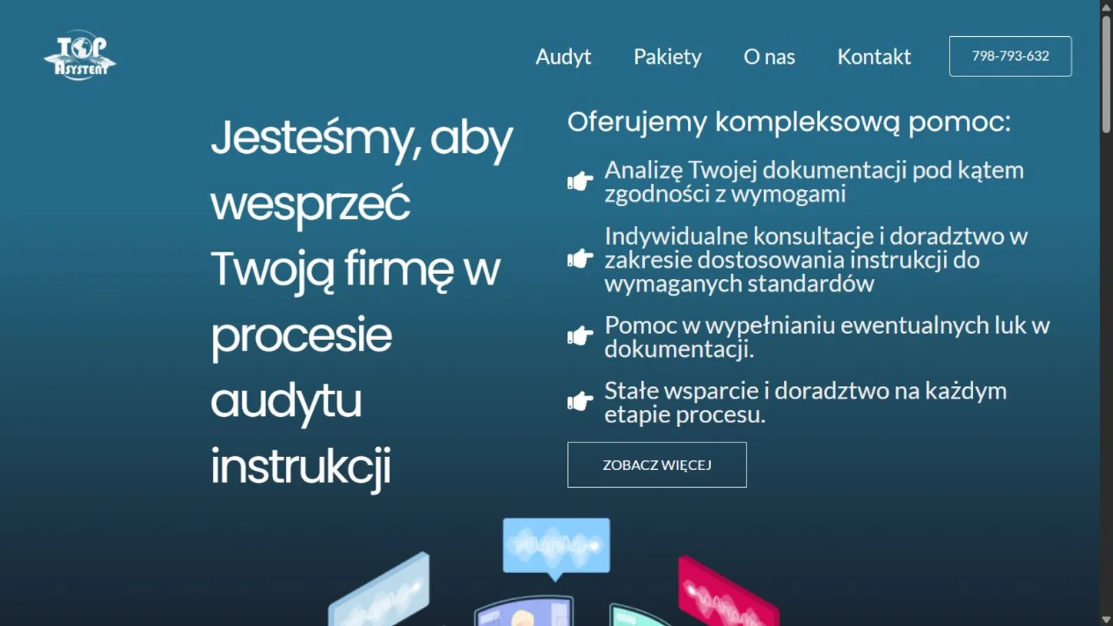 Strona Top Asystent Audyt