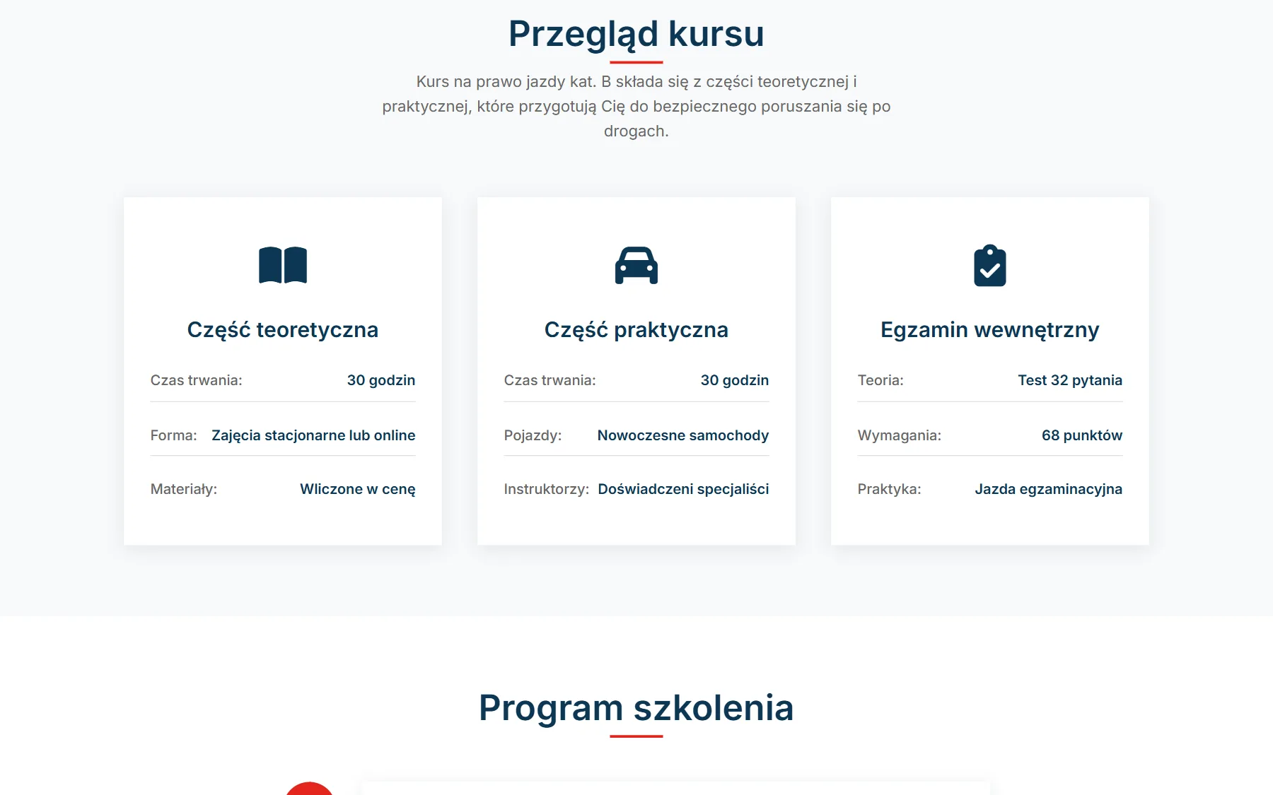 OSK4L — program kursu na desktopie