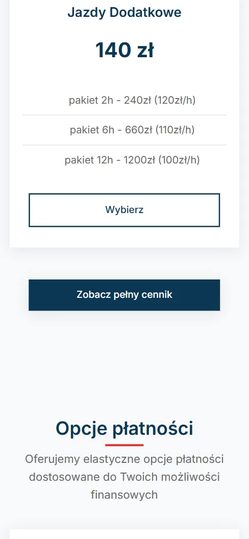 OSK4L — cennik na telefonie
