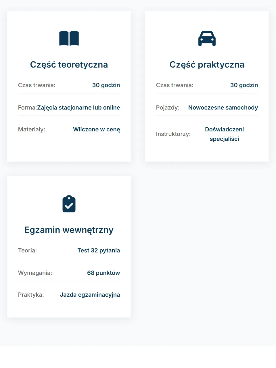OSK4L — program kursu na tablecie