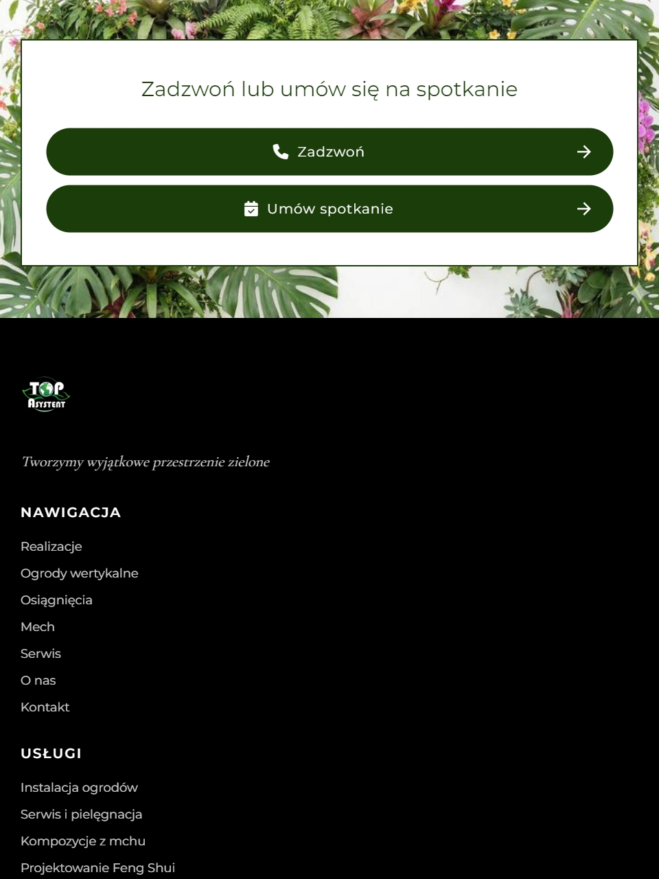 Ogrody wertykalne na tablecie - widok 7